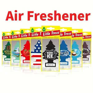 Trees Hanging Air Fresheners – Cute Tree-Shaped Design, Woody Fruity Aromatic, Long-Lasting Freshness for Cars, Homes, Trucks & RVs