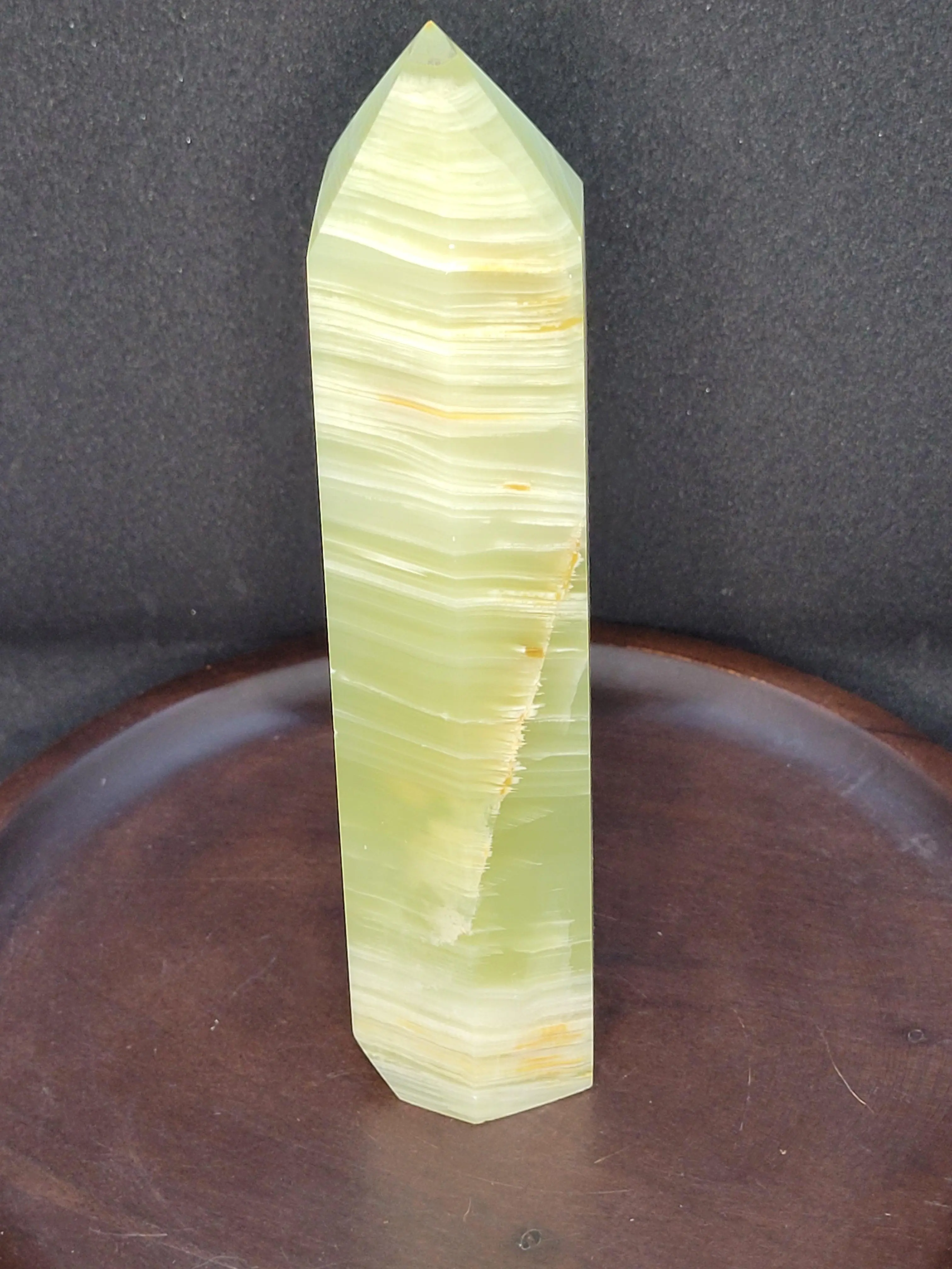Green Onyx Stone Tower - XL - Natural Stone