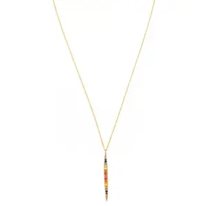 Rainbow Stick Necklace