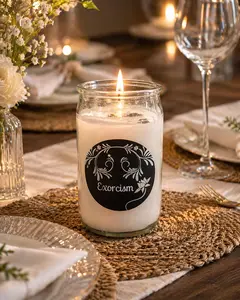 Exorcism Candle | Evict Malevolent Spirits from Your Possession | Dark & Negative Energy Removal