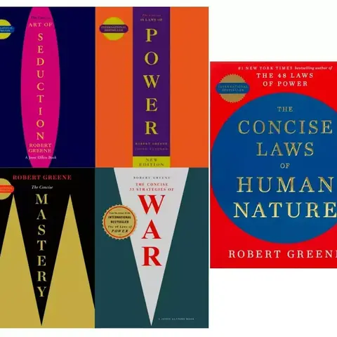 Robert Greene Collection 5 Books Set - [CONCISE] Seduction, Power......