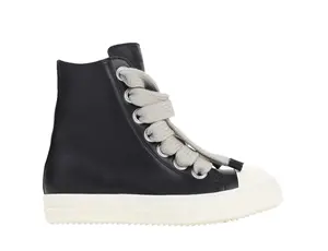 1124898 Rick Owens Concordians Jumbo Laced High 'Black Milk'
