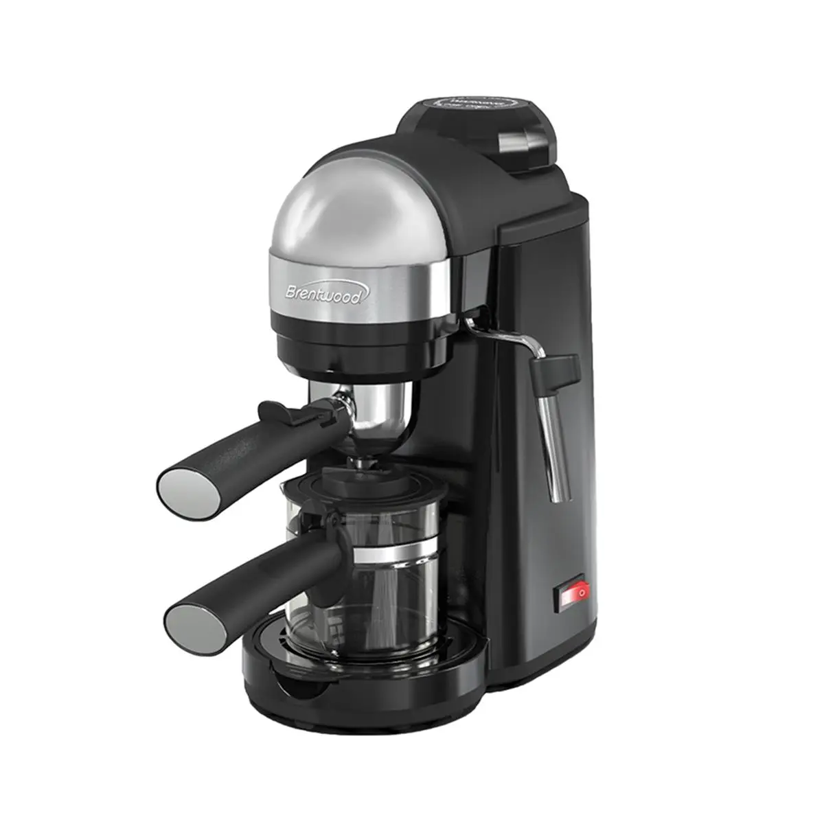 212 MAIN Portable Espresso Coffee Maker, 800W Machine with Built-in Steam Wand, Durable Group Head, 4-Cup Cool Touch Glass Carafe & Reusable Stainless Steel Portafilter, Portable Coffee Machine, Cool Touch Carafe, Reusable Portafilter, Easy To Use & Clean