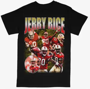 Jerry Rice San Francisco 49ers Football T-shirt For Men Women, For Fans Unisex Casual Streetswear Top