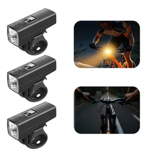 💡   Digital Display Bike Light ✨   Adjustable Beam & Ultra Lightweight! |   USB Rechargeable Cycling Flashlight for Night Riding