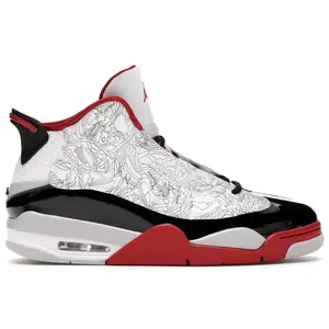 Jordan Men's Dub Zero White Varsity Red, from StockX