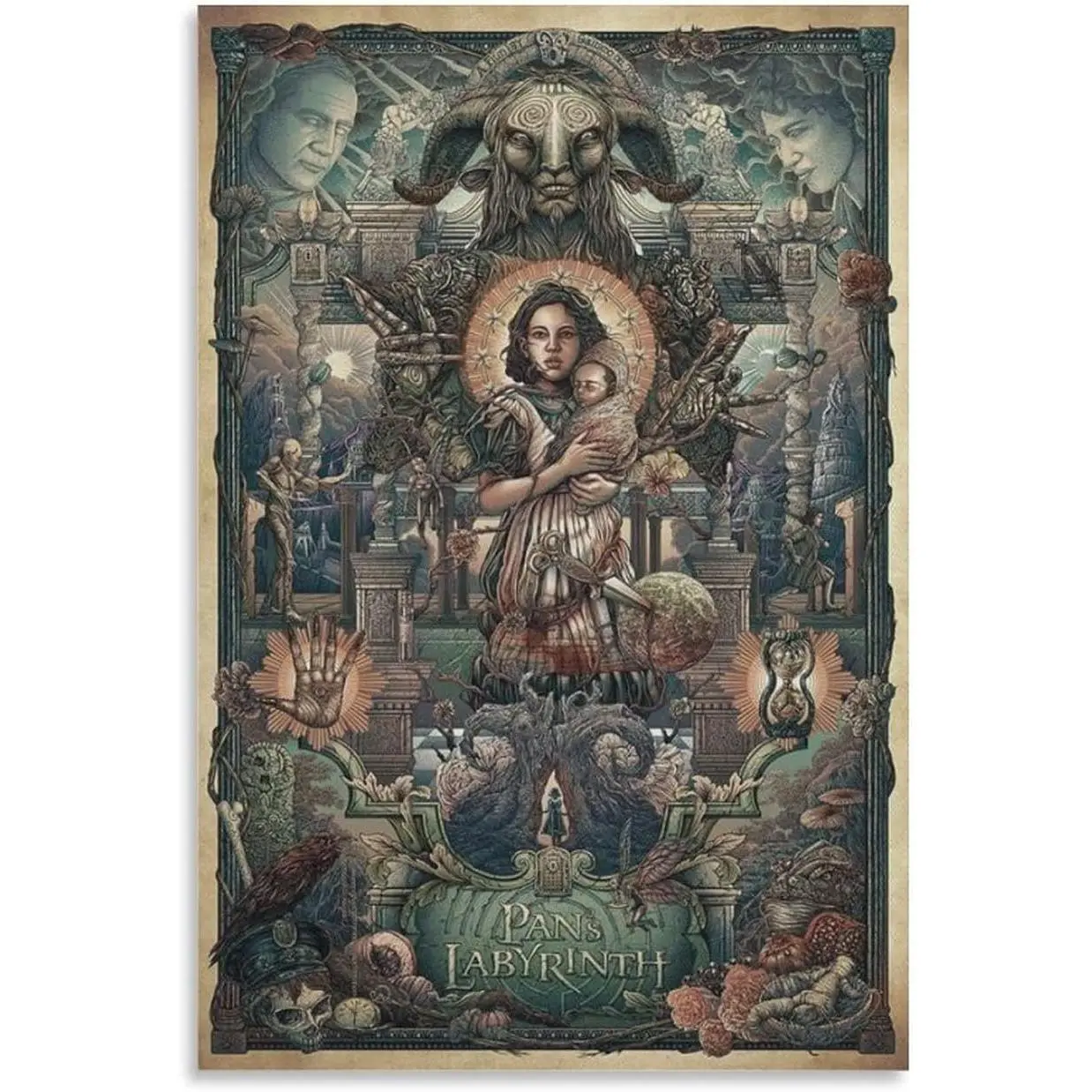Pans Labyrinth Movie Poster (12) Canvas Poster Wall Art Picture Prints Hanging Photo Gift Idea Decor Home Posters Artworks
