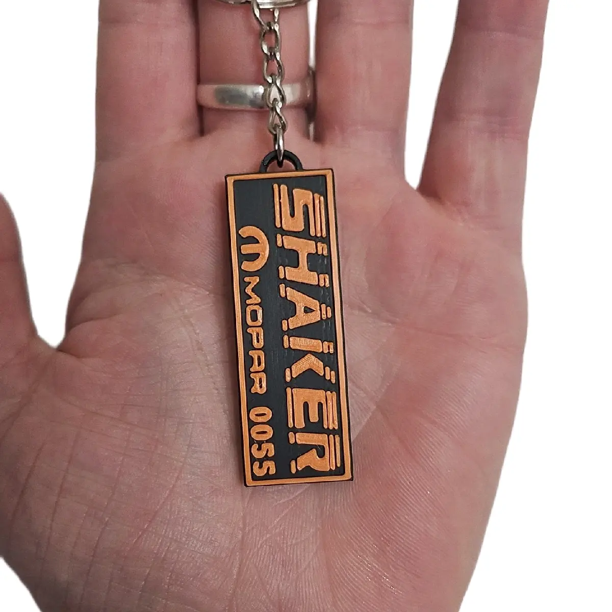 Custom 3D Printed PLA License Plate Keychains