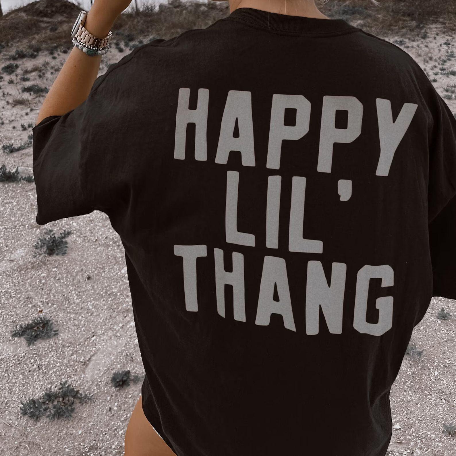 Happy Lil’ Thang Shirt, Aesthe &hellip;