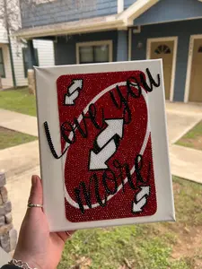 Uno Love Reverse Canvas Art DIY KIT