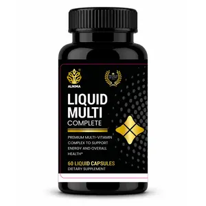 Multivitamin Complex Liquid Capsules – Alnima | Daily Nutritional Support | Halal Certified | 60 Liquid Capsules | Made in USA