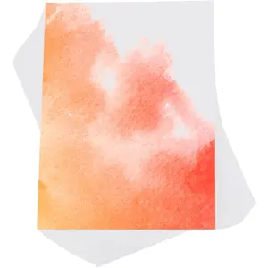 100 count Pure  Watercolor Paper 140lb/300 GSM Water Coloring  Paper for Art Painting Watercolor Drawing Artist, 5x7 Inch