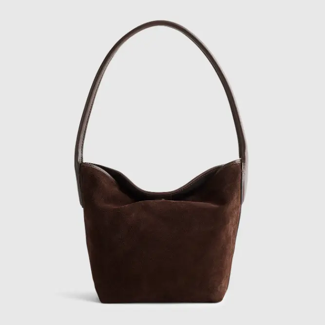 Madewell Leather Structured Flap Shoulder Bag Women's Everyday Handbag