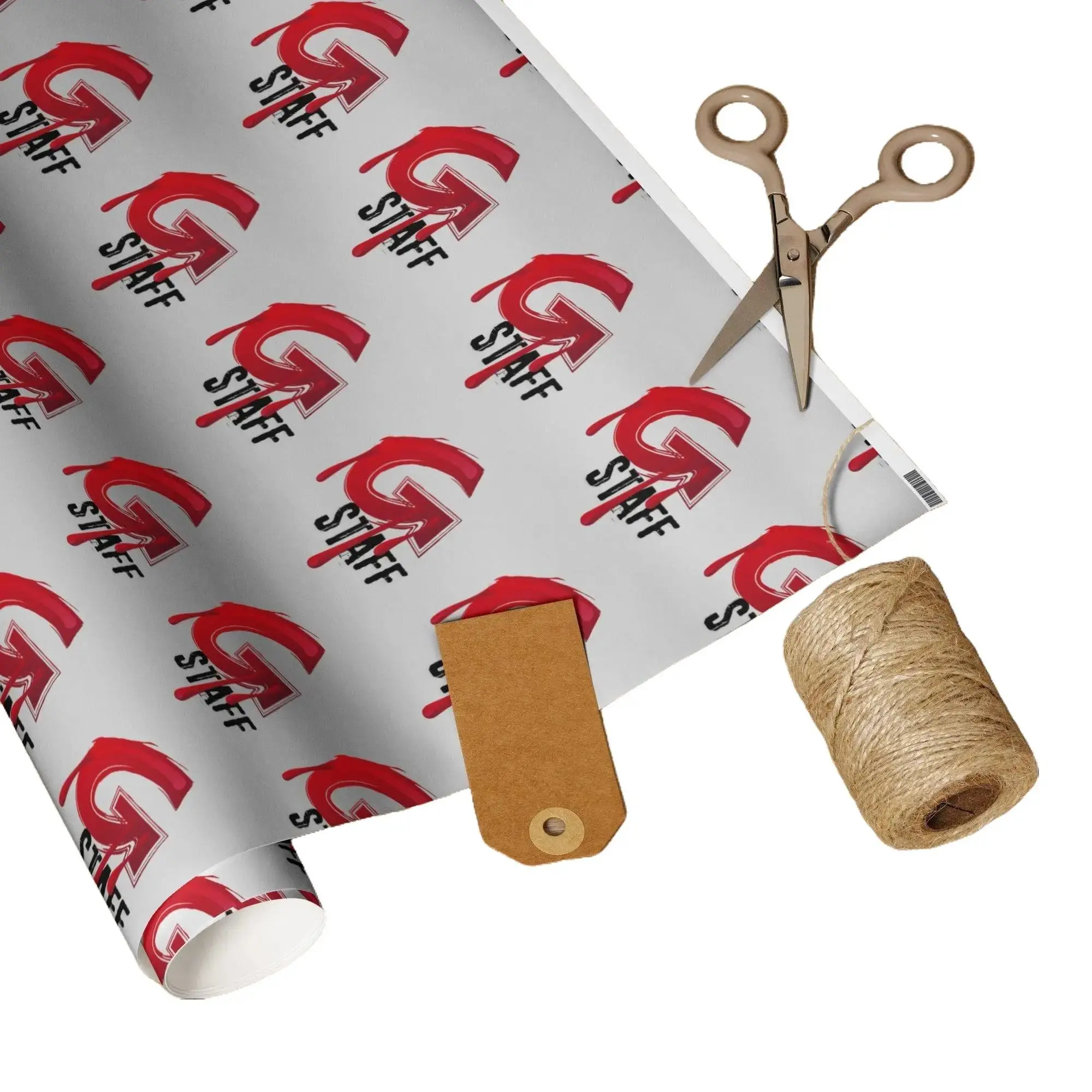 G Staff Premium Matte/Glossy Wrapping Paper Roll 90 gsm One-Sided Print Edge-to-Edge Design 3 Sizes 30"x36" 30"x72" 30"x180" Ready-to-Use Gift Wrapping