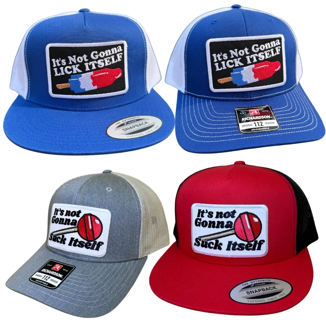 It’s Not Gonna Lick / s uck Itself Hat - curved bill and Flexfit options available!