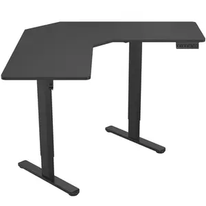 Mount-It! Height Adjustable Corner Sit-Stand Desk