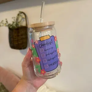 Last call!!! Checklist Glass with Poor Little Bug Sleeve