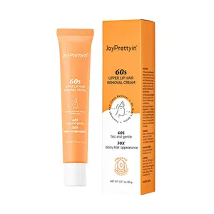 Facial Hair Removal Cream, Hair Removal Cream for Upper Lip, Cheeks and Finger, Sensitive Formula with Aloe Vera, Skin Friendly Silky Body Care Hair Removal