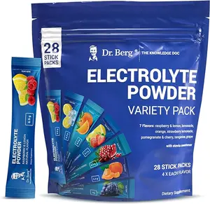 Electrolyte Powder Packs- Daily Electrolyte Drink Mix - No Sugar