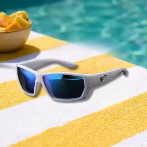 New COSTA Polarized Black Shades (Full Box), Lightweight Sport Sunglasses for Men Outdoor Use, Eyewear for Men