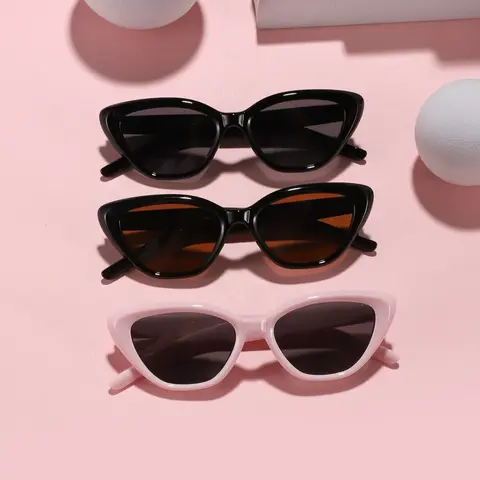 Kids Cat Eye Sunglasses Set, High Quality UV Protection, Lightweight PC Frame, Casual Style for All Seasons, Party, Perfect Gift Idea