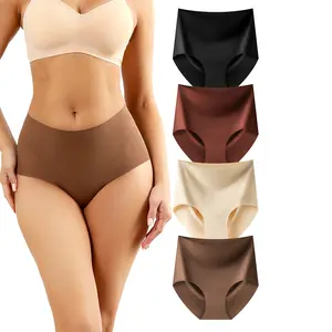 LEVAO Women’s No Show Seamless Underwear 4 Pack – High Waisted, Soft & Full Coverage Panties