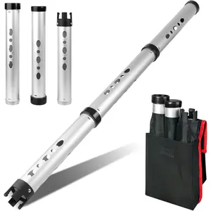 Golf Ball Retriever Aluminum Alloy Picker Upper Tube Golf Balls Shagger Grabber Ball Collector Pickup Tool Device for Men Women