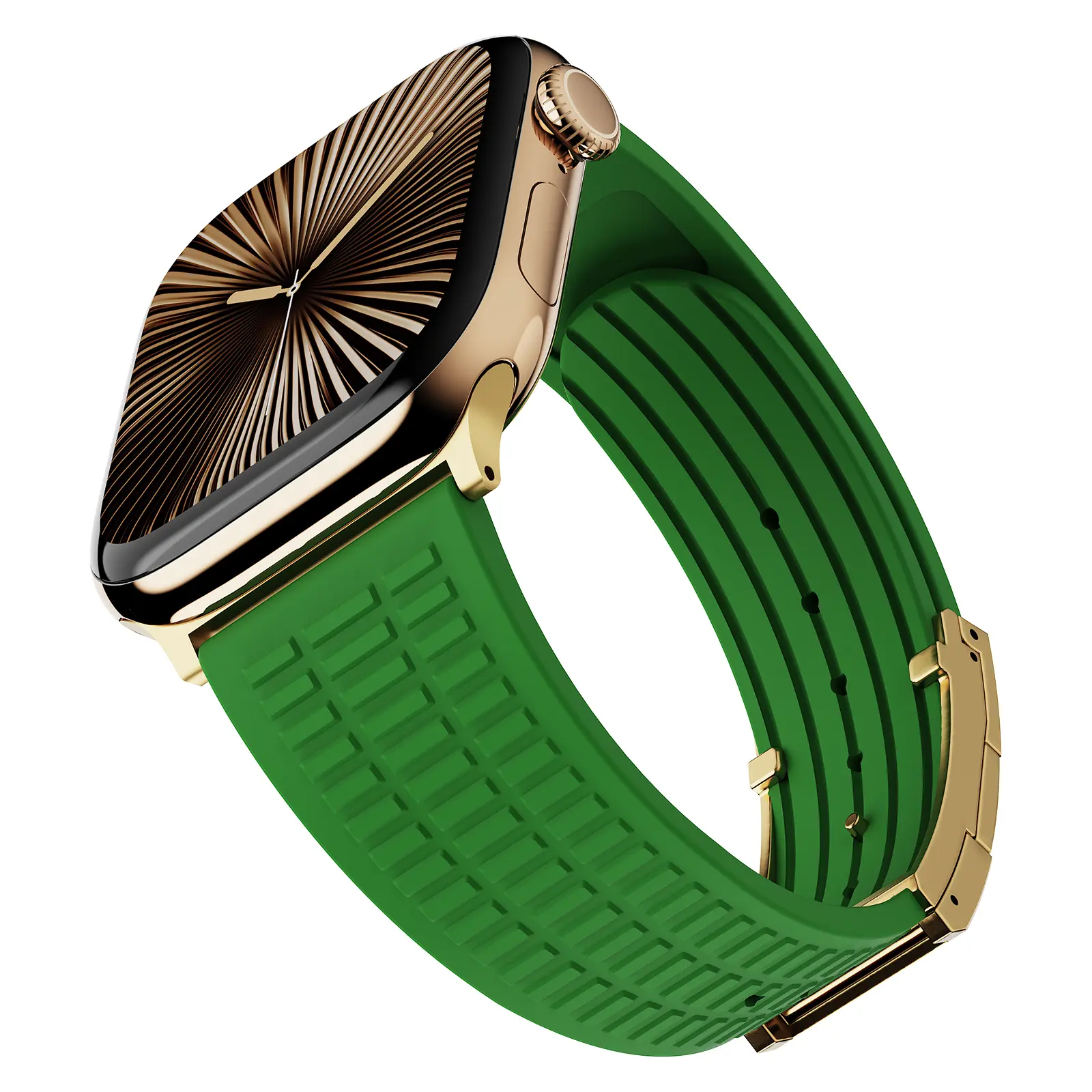 CRAZYGRASS Magnetic Watch Strap Women Silicone Watch Band  display picture 1