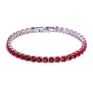 VVS Vault Diamond Bracelet - Red