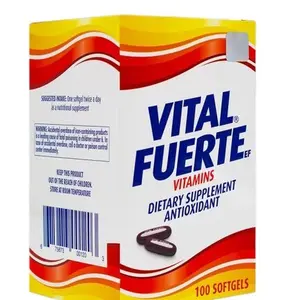 Vital Fuerte Antioxidant Dietary Supplement - 100 Soferels with Essential Vitamins and Minerals, Made in Guatemala, Healthcare Supplement Edible Fitness Healthy