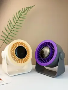 Touch Screen Portable Wall-Mounted Fan With USB Charging, LED Battery Display, High-Power Airflow & 5 Speed Settings - Ideal For Outdoor, Travel, Camping & Office Use