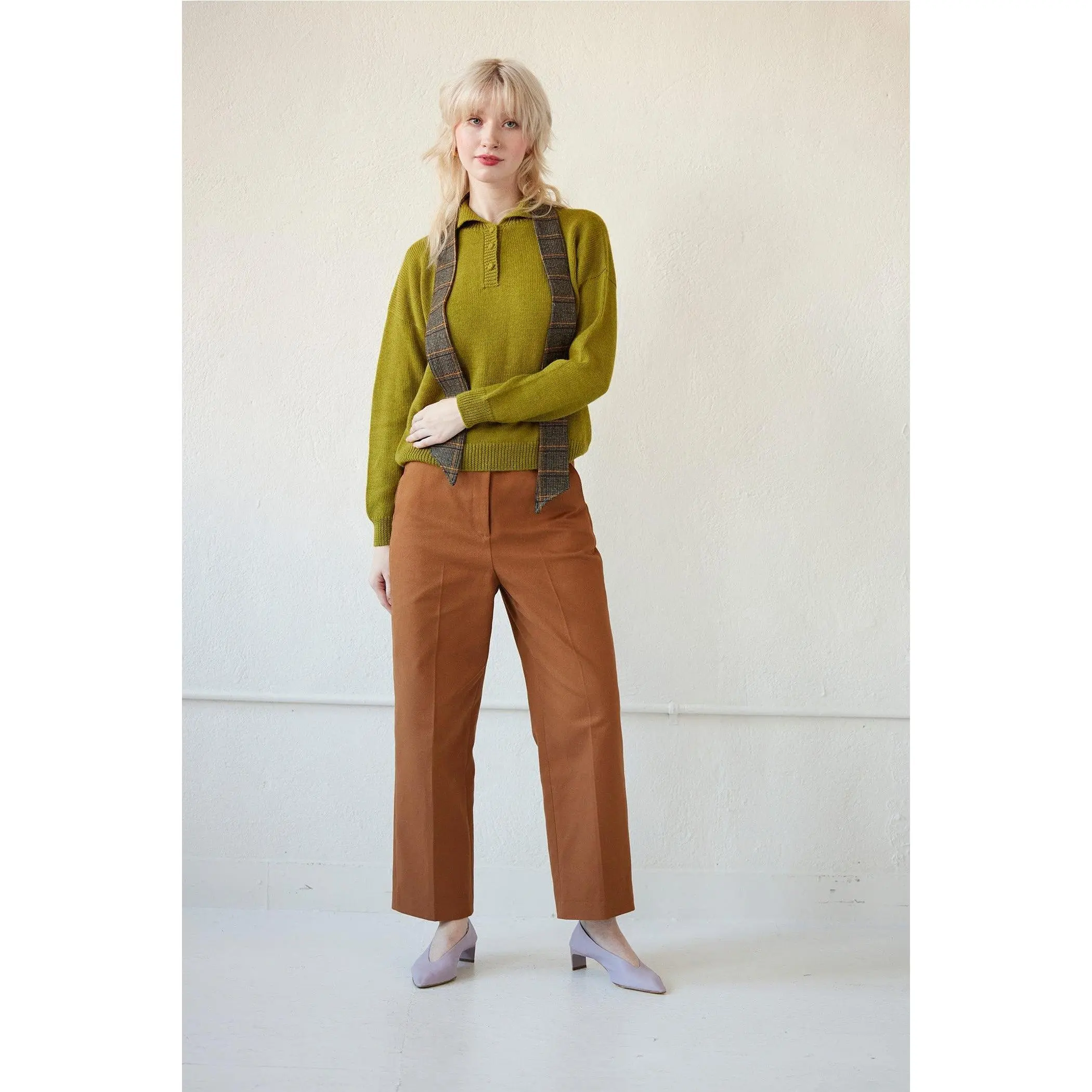 Piper Pant in Cotton Twill (Ankle Length)