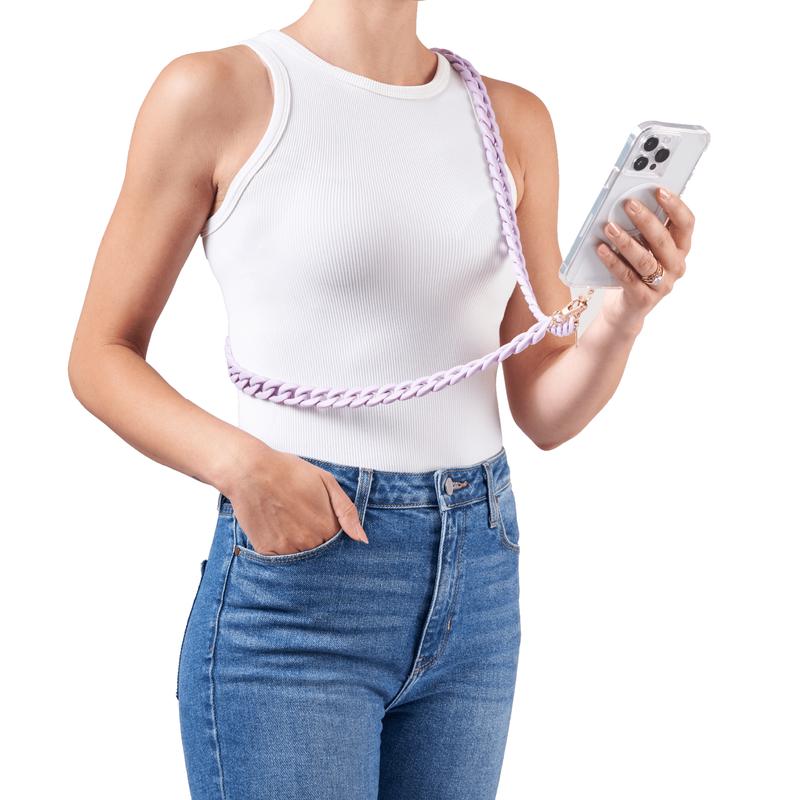 Lavender Chain Phone Crossbody