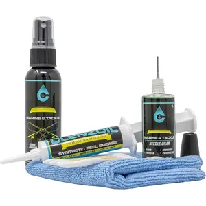 Marine & Tackle Reel Care Kit - with Fishing Reel Oil &  - -in- Cleaning Kit - for Freshwater & Saltwater Reels - Fish Reel Maintenance Kit