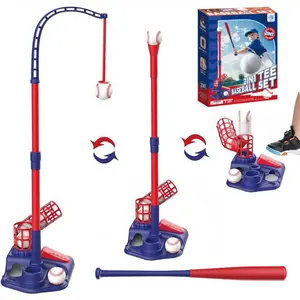 Baseball Launcher Toy, 3 in 1 Adjustable Baseball Launcher Toy, Outdoor Sports Toy for Kids, Birthday Gift for Boys & Girls