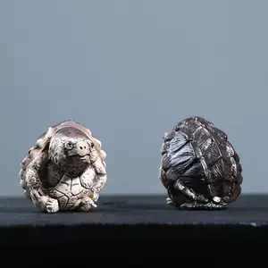 Animal-shaped statues; spring turtle-shaped tea pot decoration; turtle designs; home room decor accessories; home decor accessory; boyfriend gift; summer gift