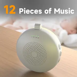 Noise Sleep Machine High-Quality Bluetooth-compatible Speaker, Baby Soothing Seven-Color Night Light, Portable Sleep Aid Pillowside Immersivesleep