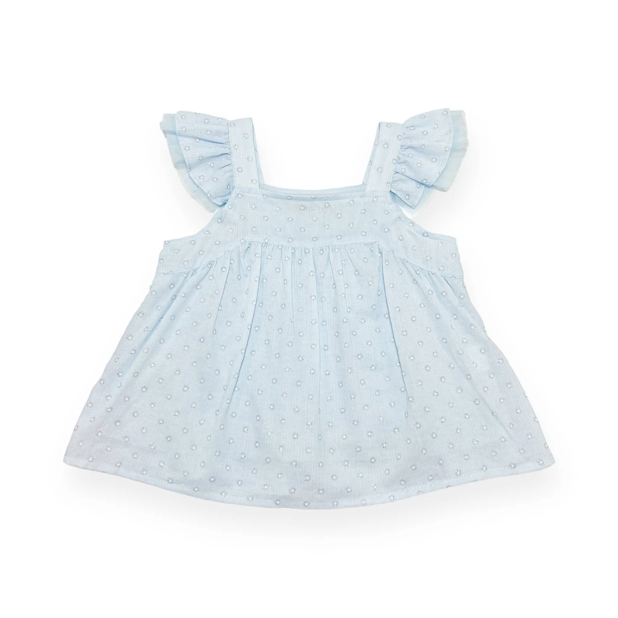 doe a dear Blue Daisy Blouse