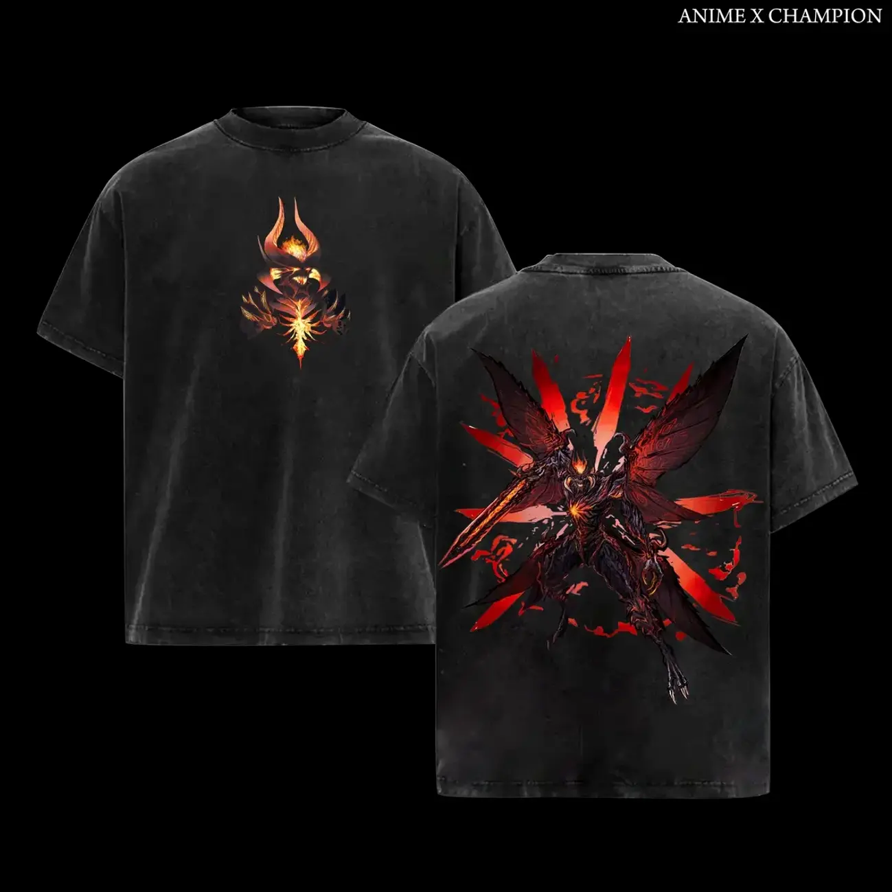 Devil May Cry 5 Dante Vintage Washed Oversized Tee, DMC5 Retro Demon Hunter Graphic T-Shirt, Stylish Washed Streetwear For Action Game Fans, Soft Cotton Classic Gamer Outfit E
