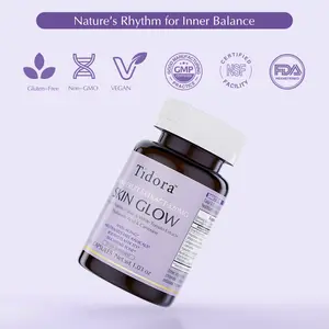 Tidora Anti-aging Anti-Glycemic Collagen Peptide Capsules – Reduce wrinkles, moisturizing and firming skin | Add vitamin supplements + patented olive extract | 180 Beauty Soft Capsules body complex