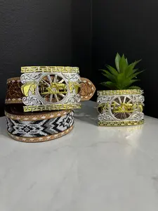 Dylan Praying Cowboy Two Tone Belt Buckle