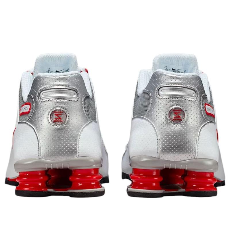 Nike Shox NZ 'White Sport Red Cool Grey' 378341-104