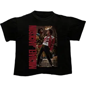 [SALE UP TO 50%] Michael Jackson Streetwear Comfort Color T-Shirt, Retro 80s Y2K Graphic Tee, Vintage Pop Music Shirt, Unisex Outfit