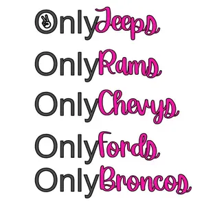 Only**** Decal - Perfect for Jeep Car and Truck Vinyl Sticker Decoration