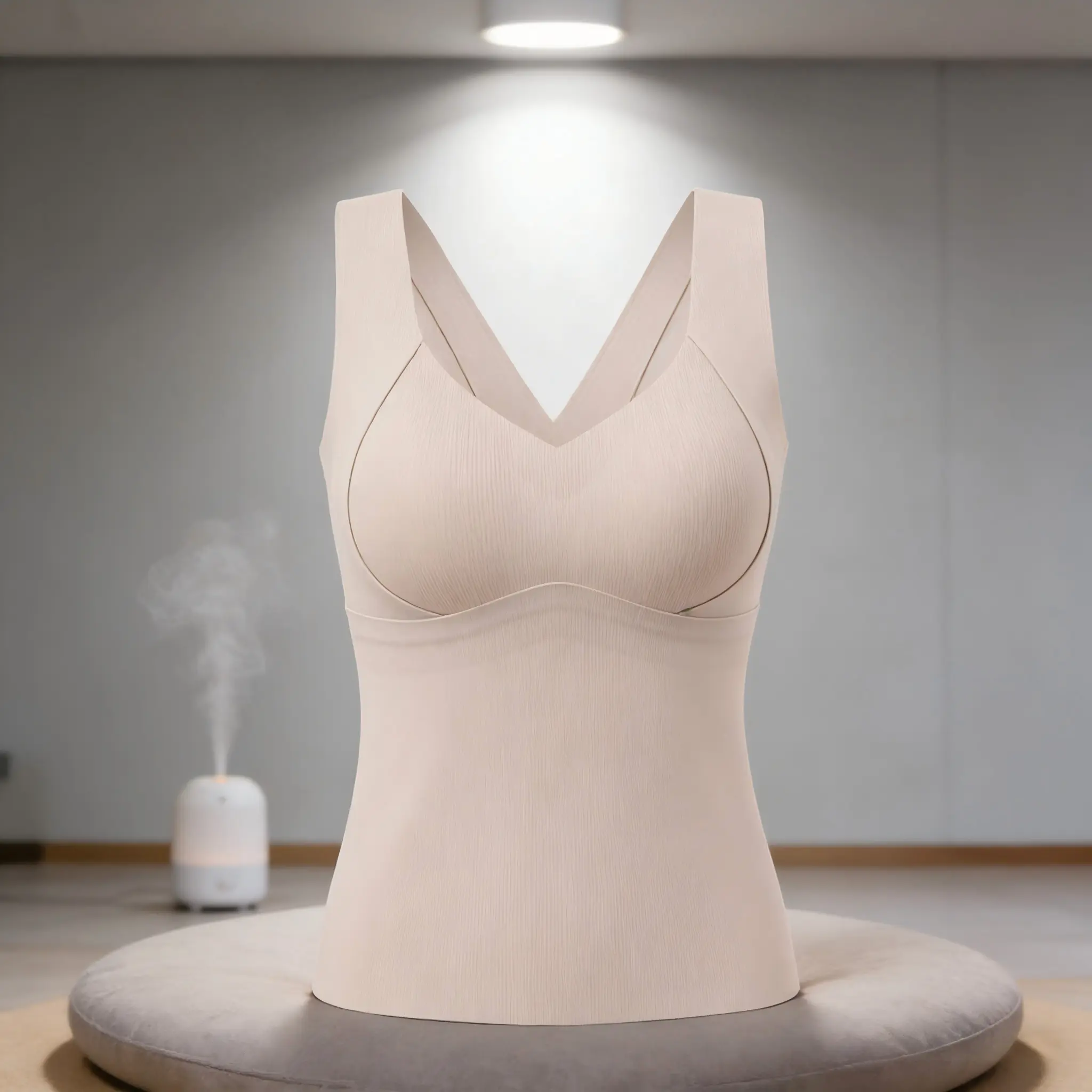 Autumn and Winter Warm Camisole with Fixed Padding for Women - Self-Heating Thermal Base Layer