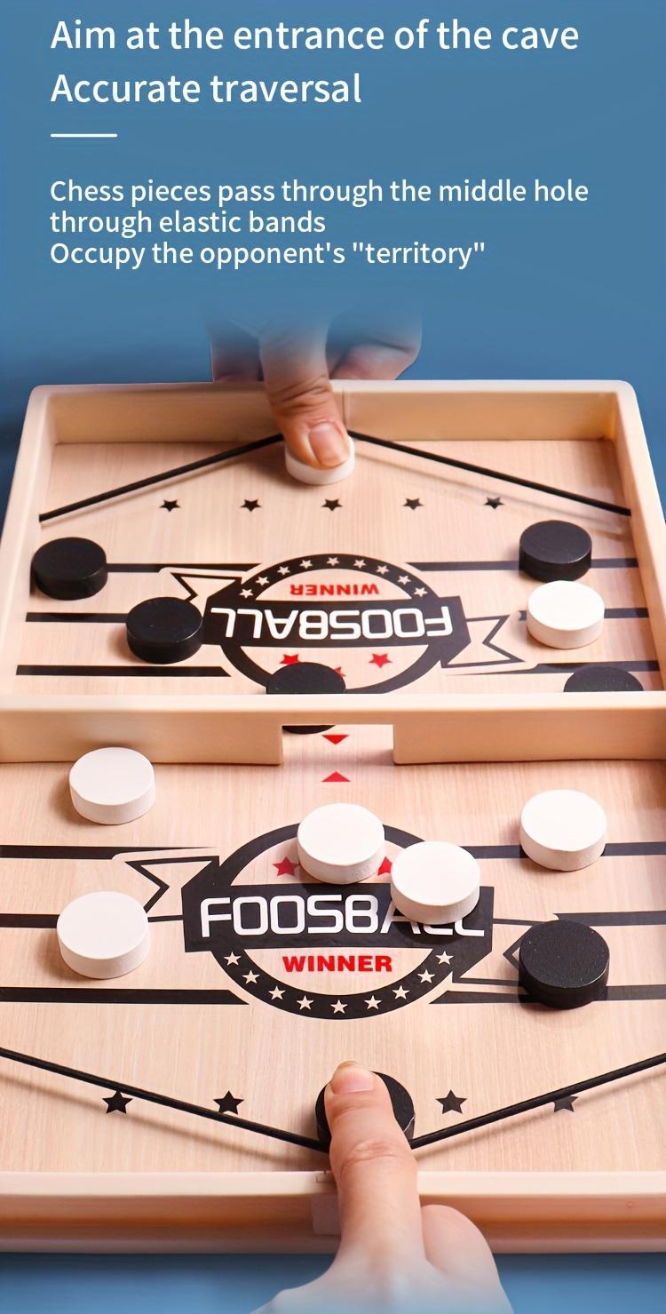 Wooden Catapult Chess for Two Players - Desktop Launching Fun Parent-Child Interactive Competitive Battle Game, Educational Toy for Halloween, Thanksgiving, Christmas, and Birthday Gifts. Some Patterns, Accessories, and Colors May Vary