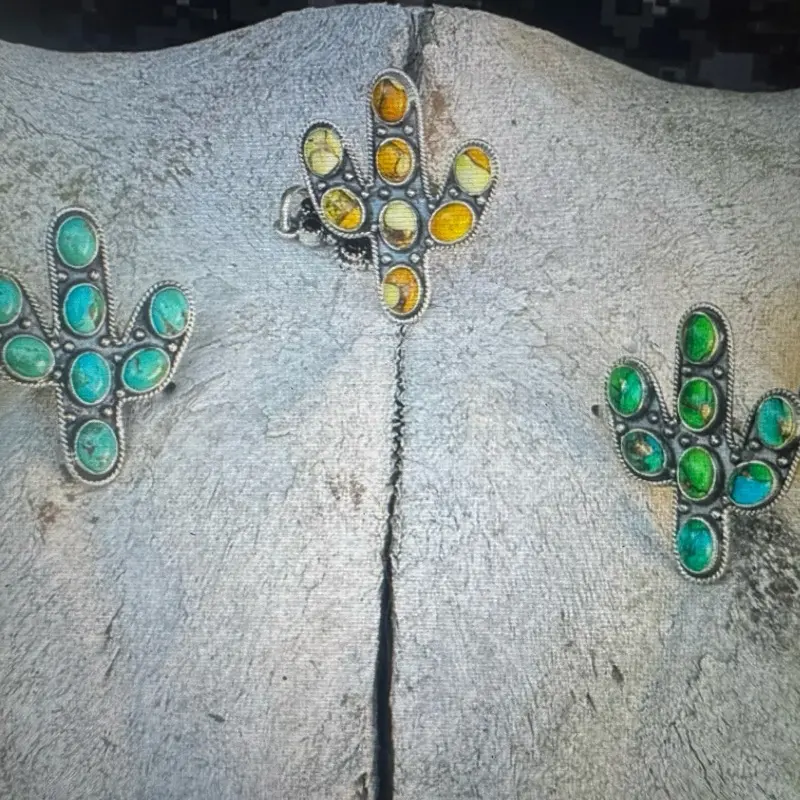 Large Cacti Ring Collection
