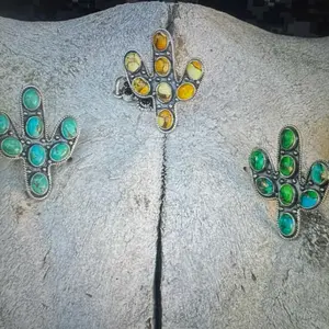 Large Cacti Ring Collection