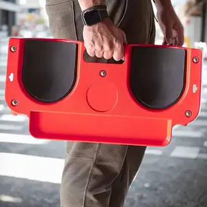 Rolling Knee Pad Platform with Wheels, Abs Material, Multi-Functional Tool Tray, Comfortable Cushioned Kneeling Mat for Mechanics, Car Repair