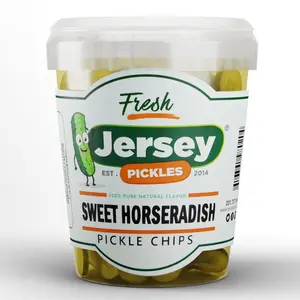 Jersey Pickles - Sweet Horseradish - Instant Food - Delicious - Natural Flavors